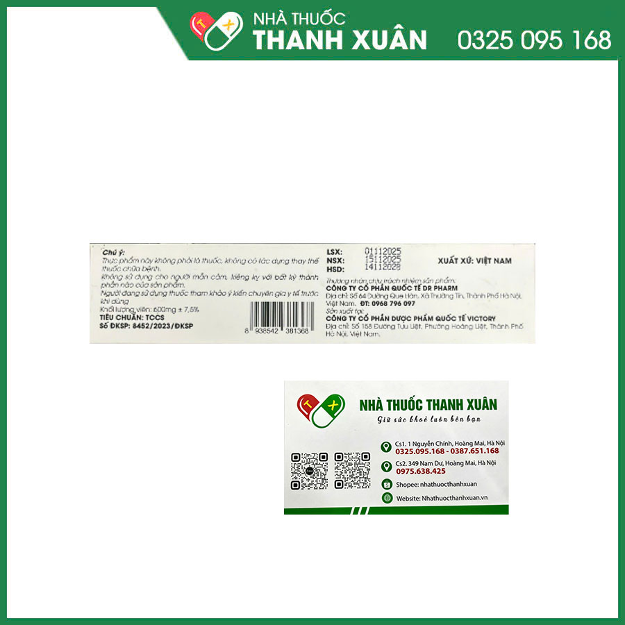 Rutyna Rutin hỗ trợ làm bền thành mạch, cải thiện triệu chứng giãn tĩnh mạch